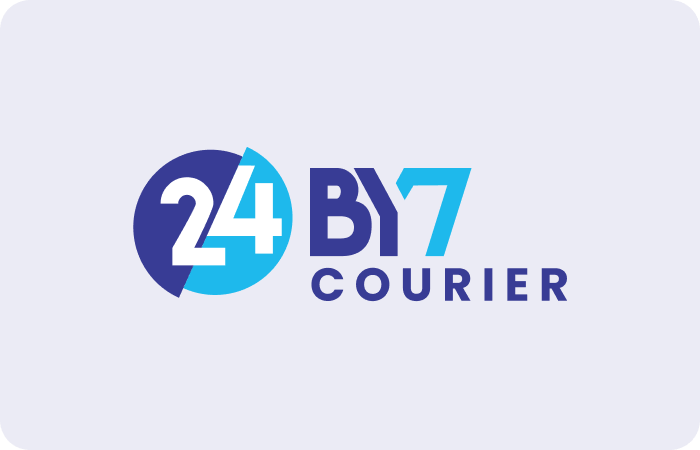 logo design 24/7 courier thumbnail