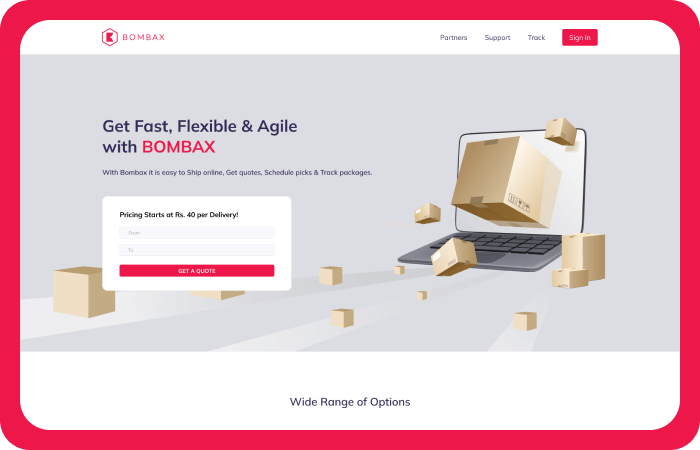 website design bombax thumbnail