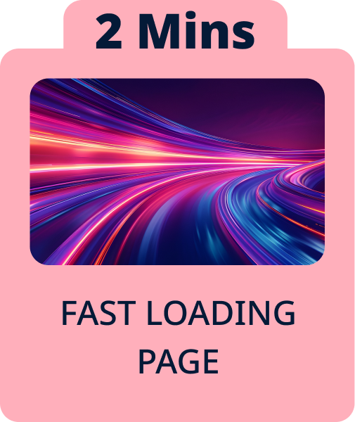 Website SEO Service 17 fast loading card