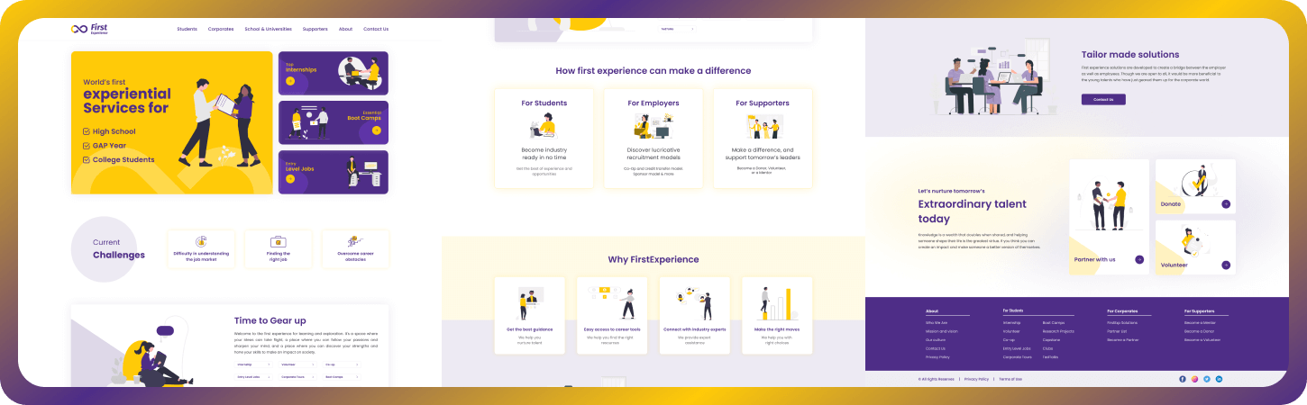 website design 1stexperience thumbnail