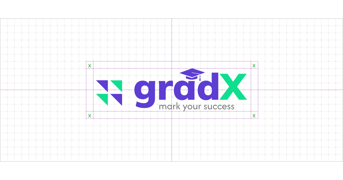 Gradx Logo GradX Logo Design Case Study | Overseas Education Brand by CGAlive