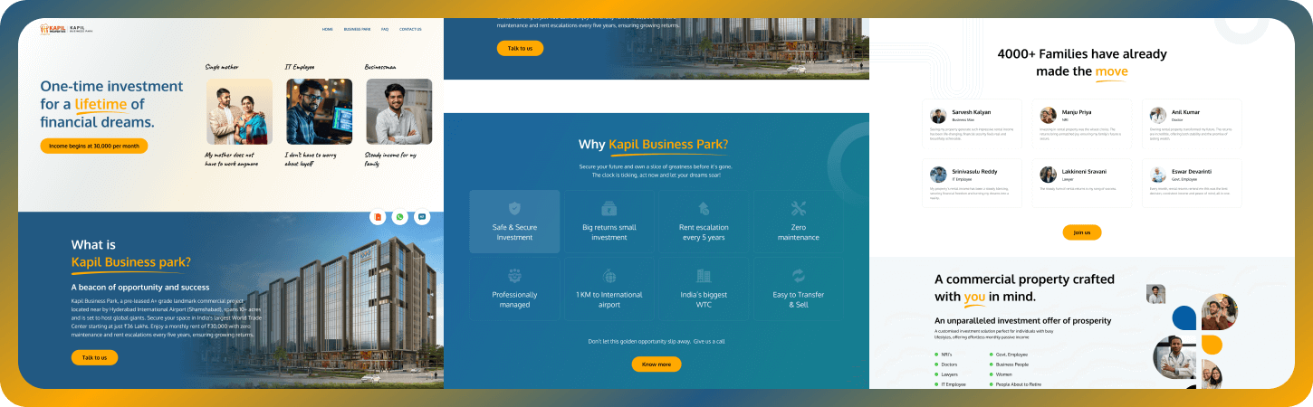 website design kapil business park thumbnail
