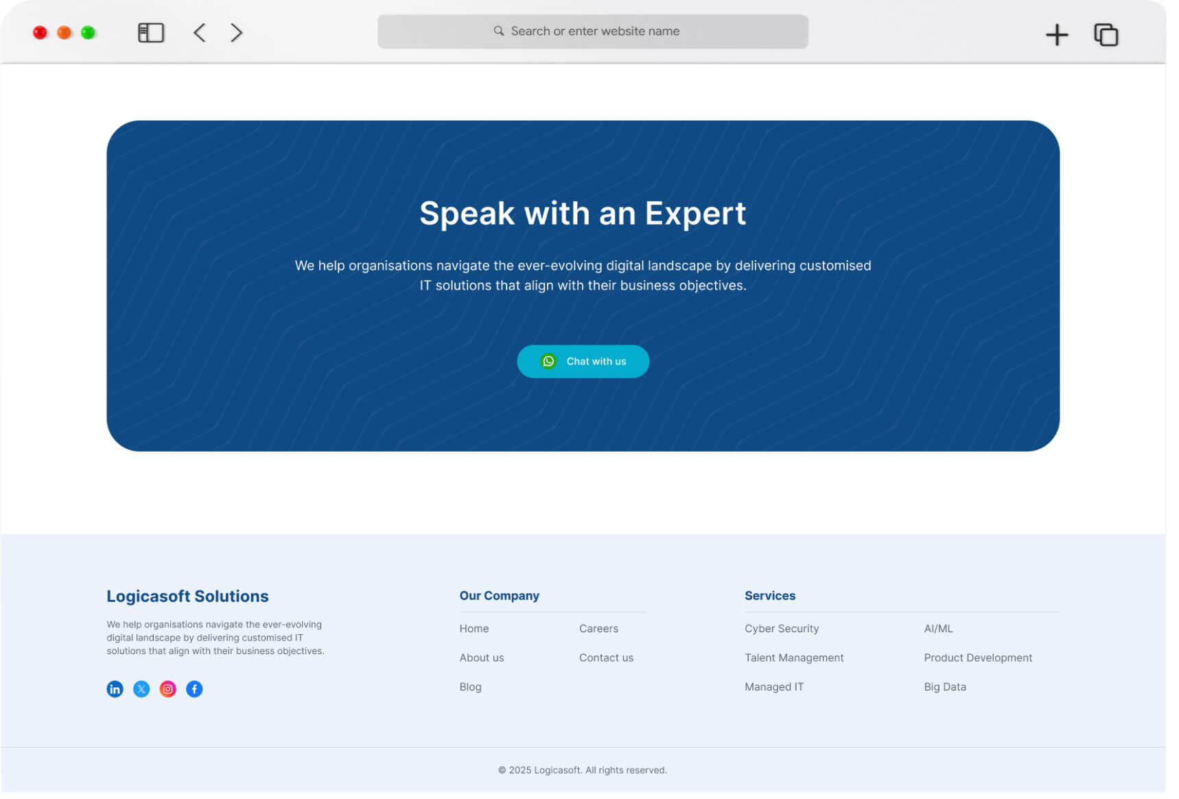 Logicasoft Website 12 logicasoft design highlights 1