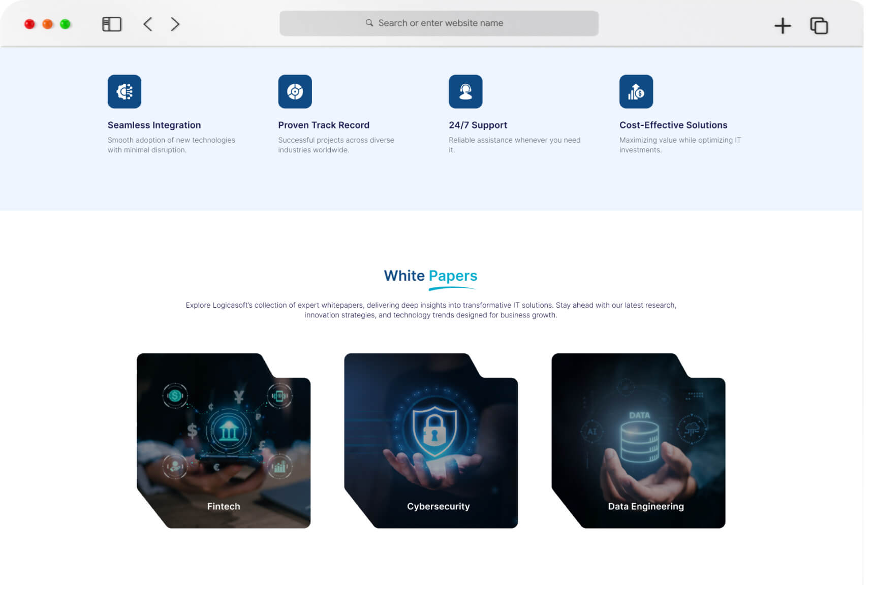 Logicasoft Website 9 logicasoft design highlights 2