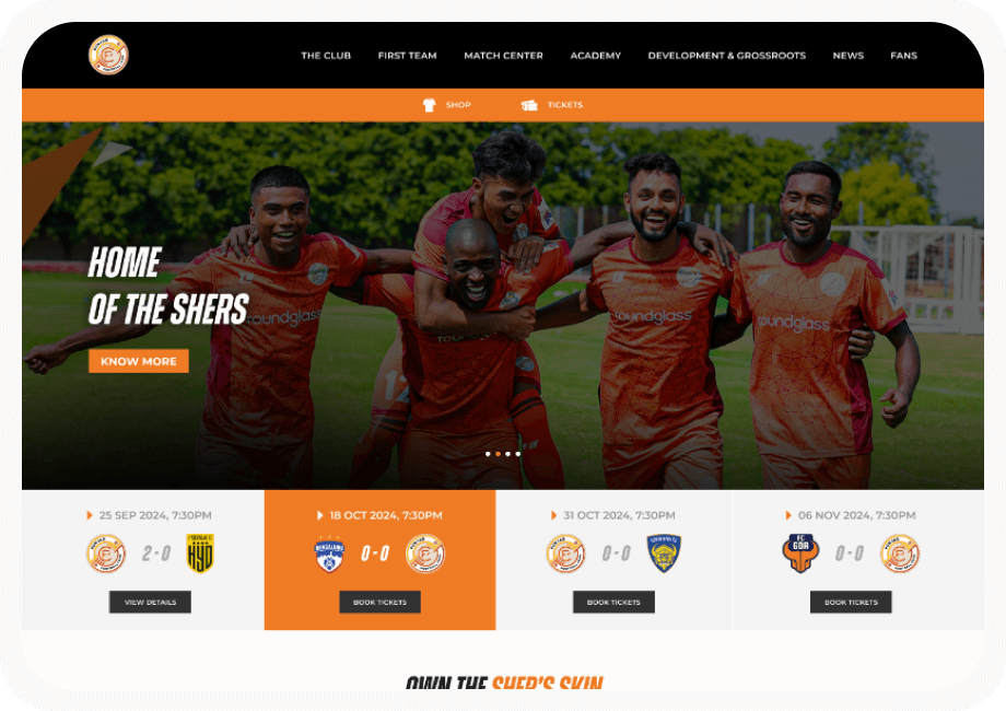 PUNJAB FC Website