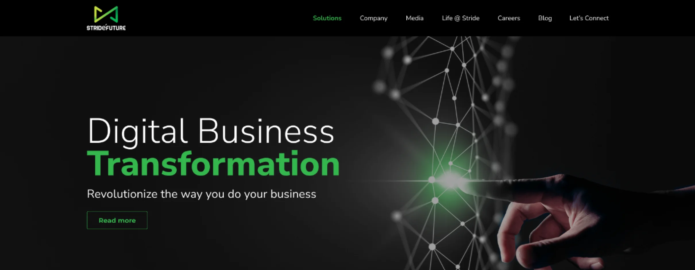 StrideFuture website