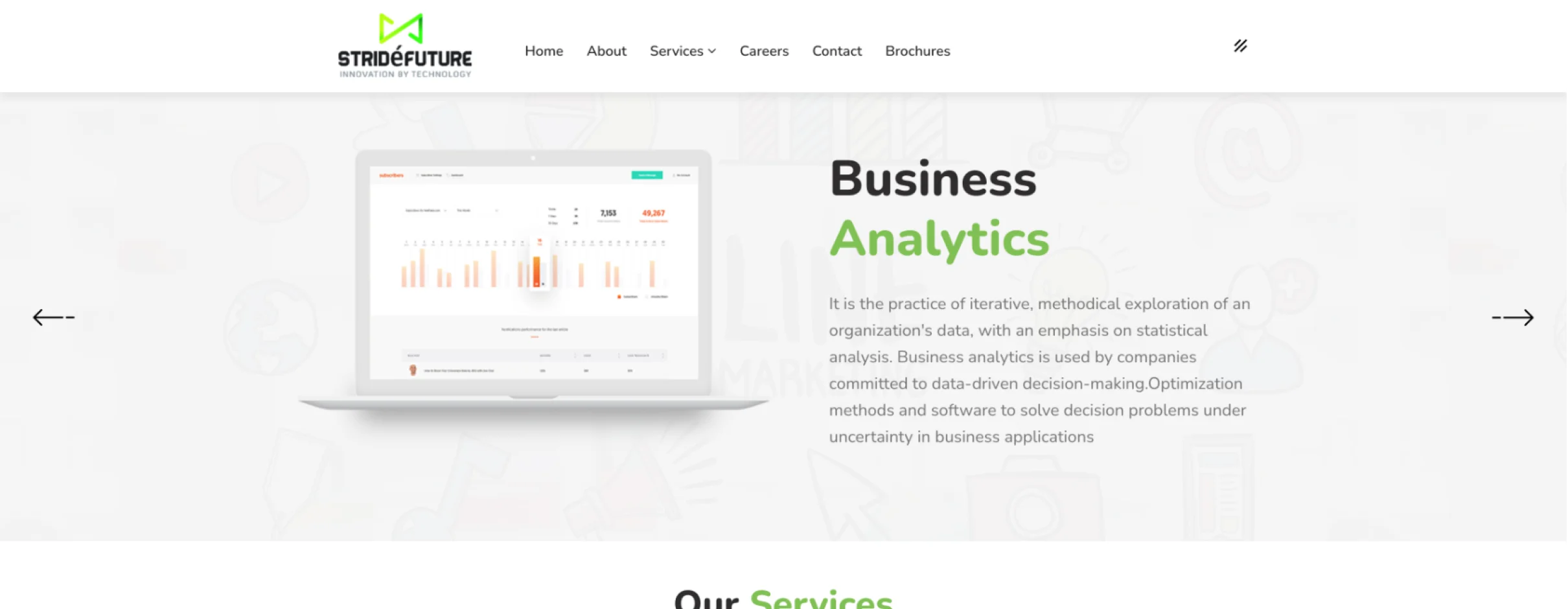 StrideFuture old website